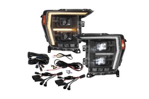 Ford F-150 Headlights - Diode Dynamics - Elite Max LED Headlamps with Dual Bi-LED projectors - `21-`23